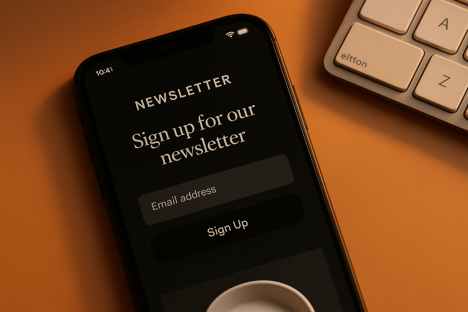 Add-on: Newsletter-Baustein