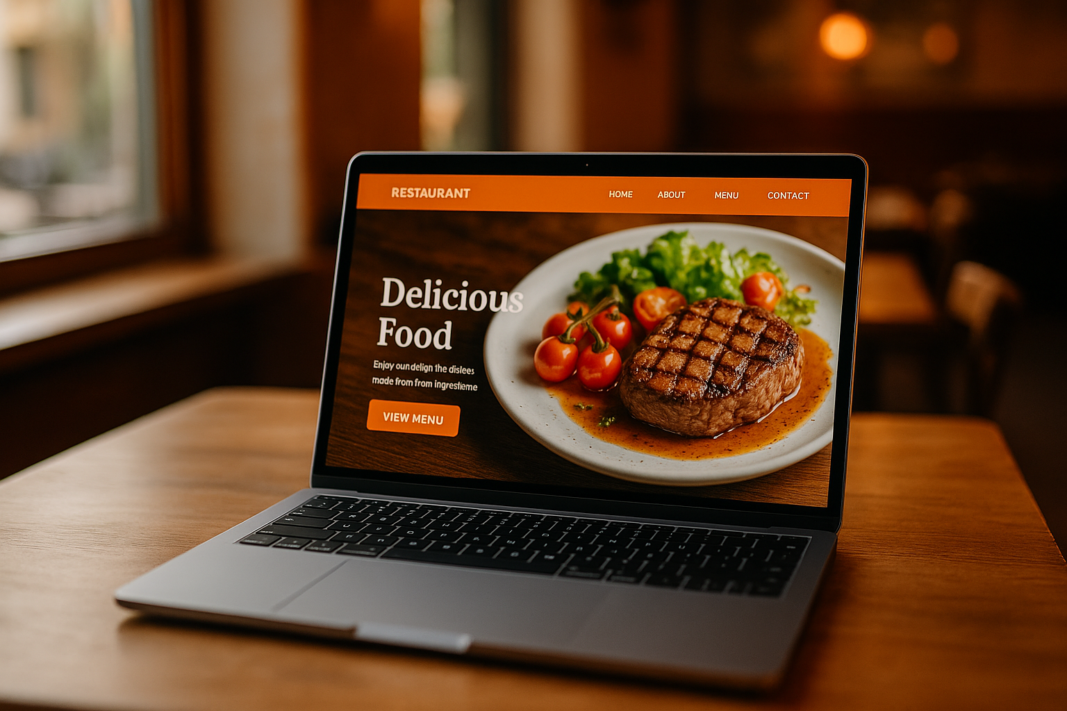 Website-Vorlage „Café Deluxe“